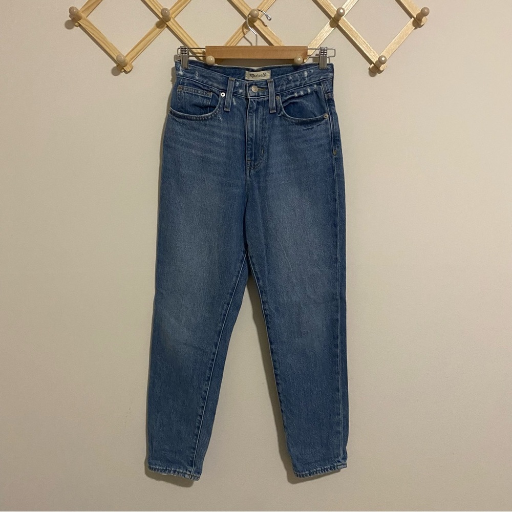 Madewell The Mom Jean Medium Wash size 25